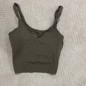 Lululemon align size 2 olive green top